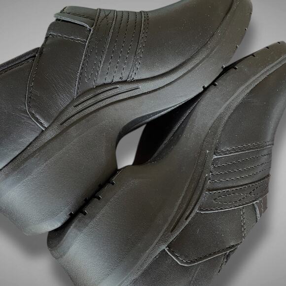 NWT Women's 8.5B ARIAT Black Leather Performance Steel Toe Safety Work Boot Clog - Picture 8 of 12